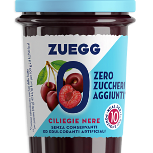 Zuegg Marmellata alle Ciliegie Nere Zero Zuccheri Aggiunti 220g