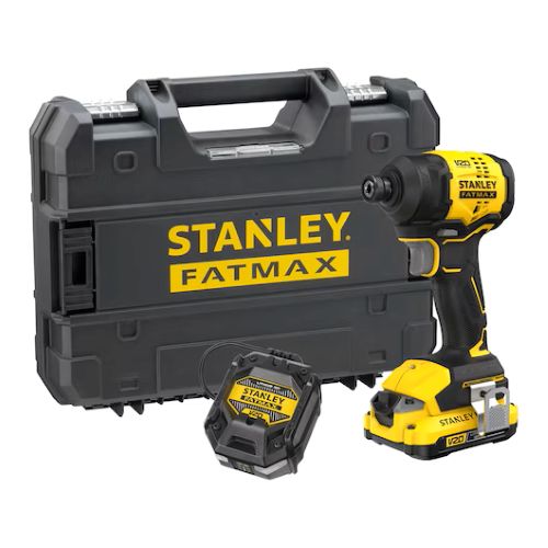 Avvitatore a Impulsi STANLEY FATMAX 1/4” BRUSHLESS V20 batteria 2.0 AH
