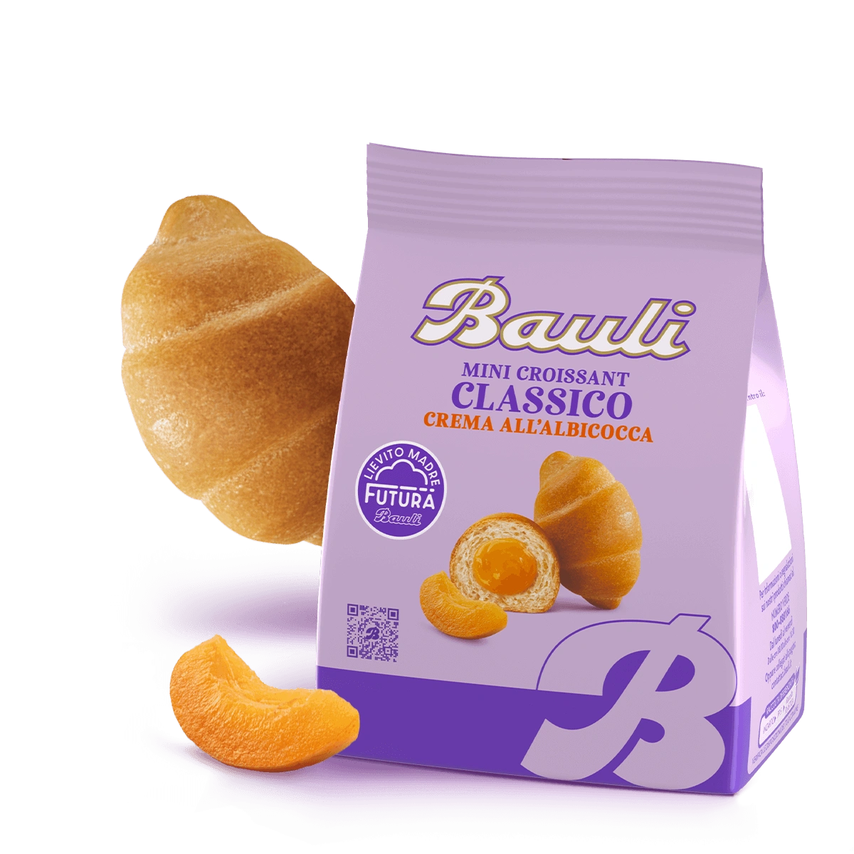 Bauli Mini Croissant Albicocca 75g