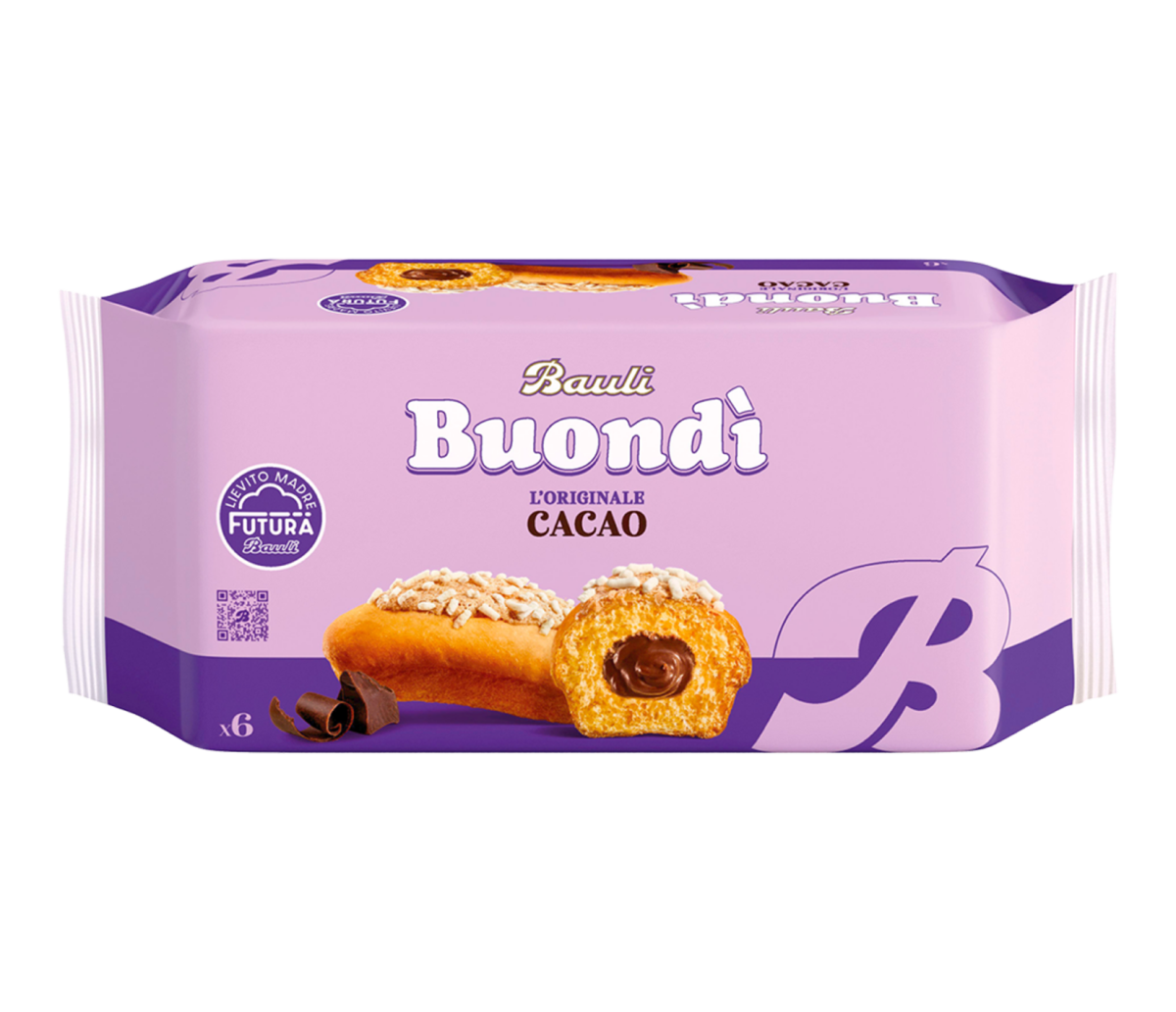 Bauli Buondì Originale Brioche a Lievitazione Naturale al Cacao 258g