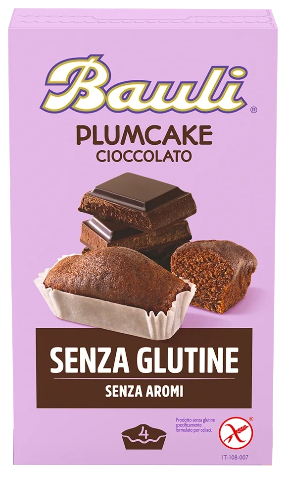 Bauli Plumcake Cioccolato Senza Glutine 132g
