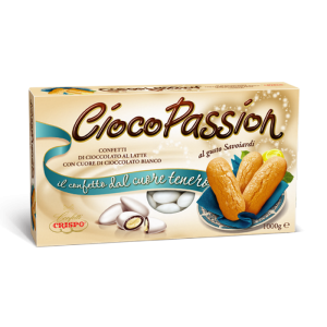 Crispo CiocoPassion Confetti Gusto Savoiardi con Cioccolato al Latte e Bianco 1kg