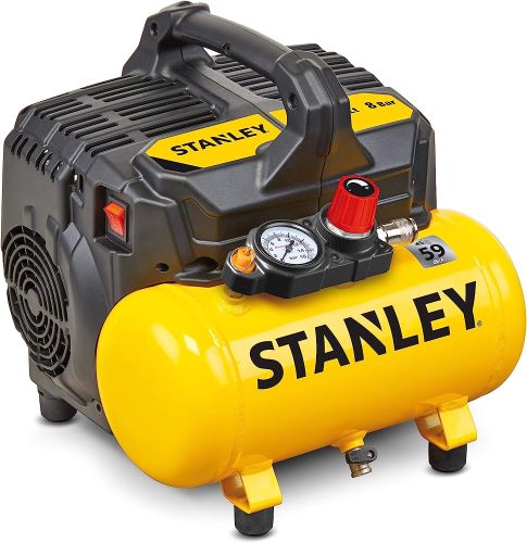 Compressore ad Aria portatile Silenziato da 6 litri STANLEY DST 100/8/6