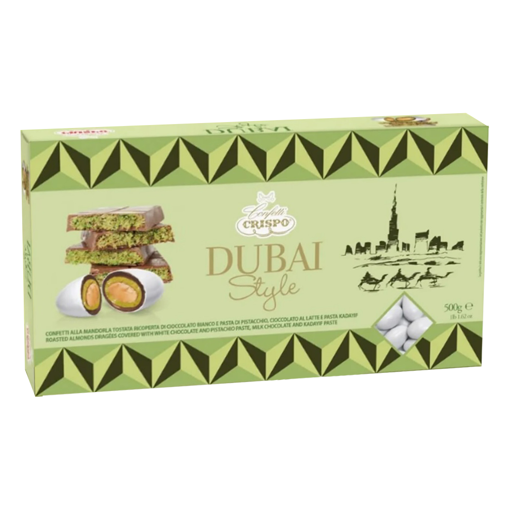 Crispo Dubai Style Confetti alla Mandorla con Pistacchio e Kadayif 500g