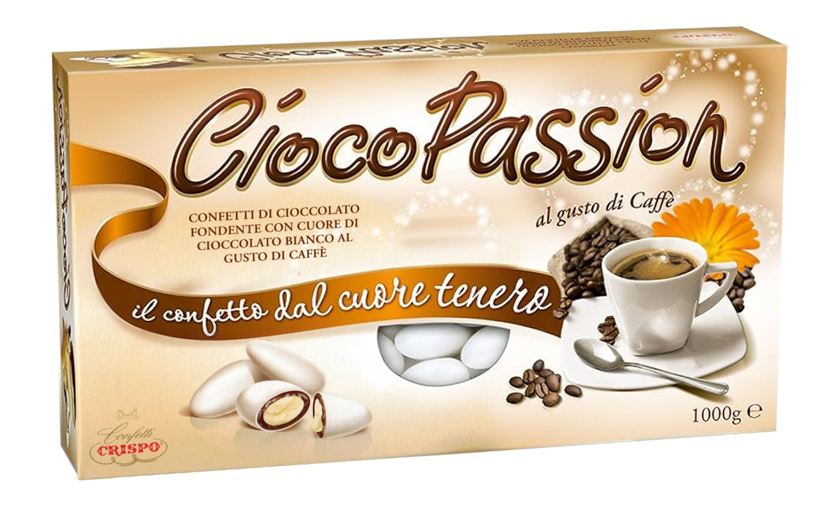 Crispo CiocoPassion Confetti Gusto Caffè con Cioccolato al Latte 1kg