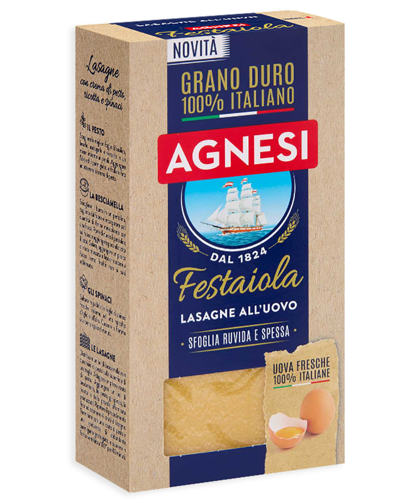 Agnesi Festaiola Lasagne all’Uovo di Grano Duro 500g