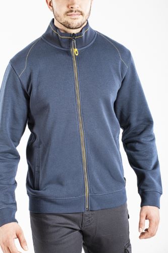 Felpa Blu con zip FULLZIP RICA LEWIS Workwear