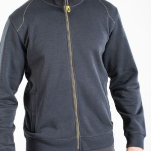 Felpa Grigio antracite con zip FULLZIP RICA LEWIS Workwear