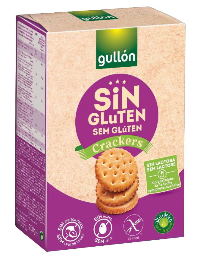 Gullon Crackers Salato Senza Glutine e Lattosio 200g