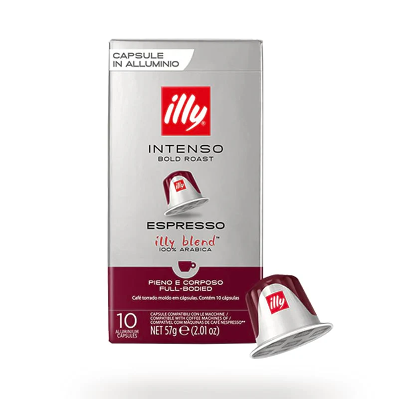 Illy Tostato Intenso – 10 Capsule alluminio compatibili Nespresso