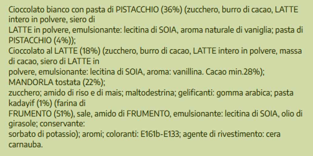 Crispo Dubai Style Confetti alla Mandorla con Pistacchio e Kadayif 500g - immagine 3