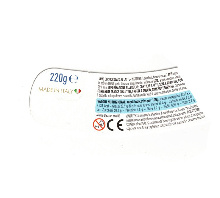 Crispo SSC Napoli Uovo al Cioccolato a Latte con Sorpresa 220g - immagine 7
