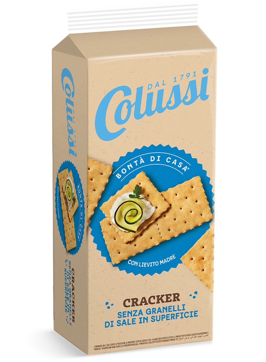 Colussi Cracker Senza Granelli di Sale in Superficie 500g