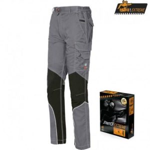 Pantaloni da Lavoro by ISSA STRETCH EXTREME Grigio Chiaro