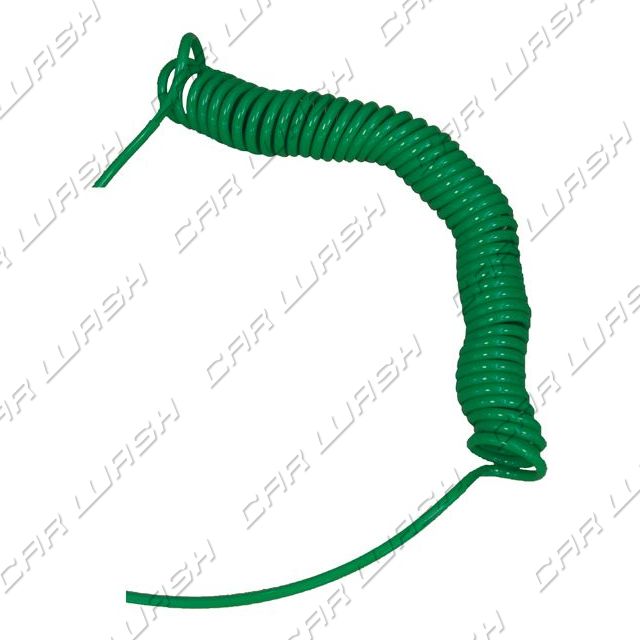 Tubo spirale 8×5 VERDE c/memoria 17,00mt. 1 racc. M1/4