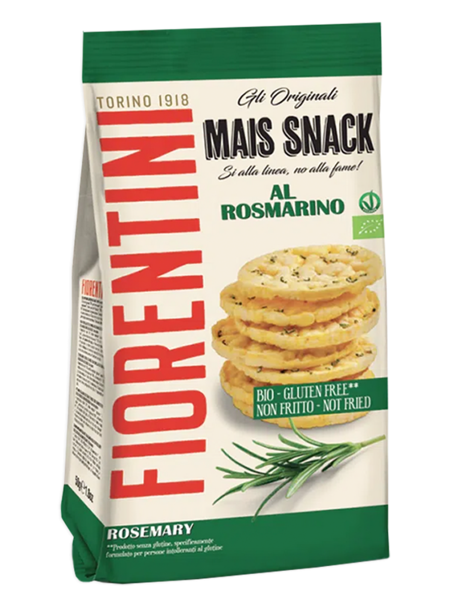 Fiorentini Mais Snack Bio Mini Gallette al Rosmarino 50g