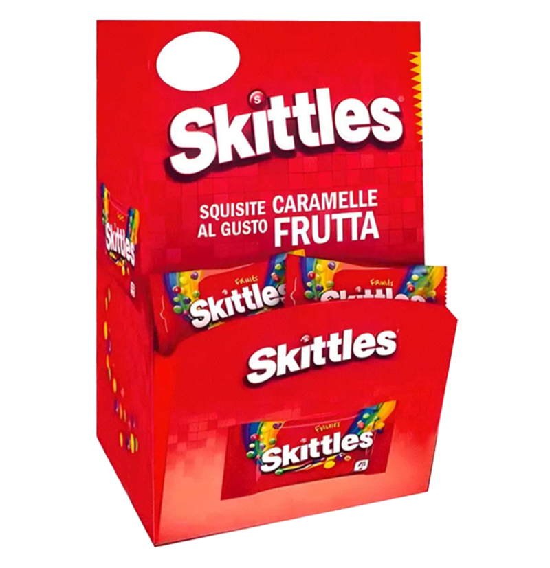 Skittles Fruits Caramelle al Gusto di Frutta Box 42x38g