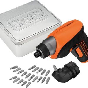 Svitavvita 3.6V Litio in scatola metallica Black+Decker