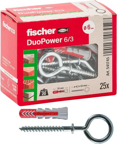 Tassello Fischer DUOPOWER occhiolo chiuso 6/3