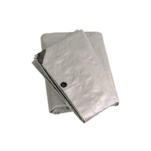 Telone Occhiellato Grigio Argento tipo pesante 200 gr mq