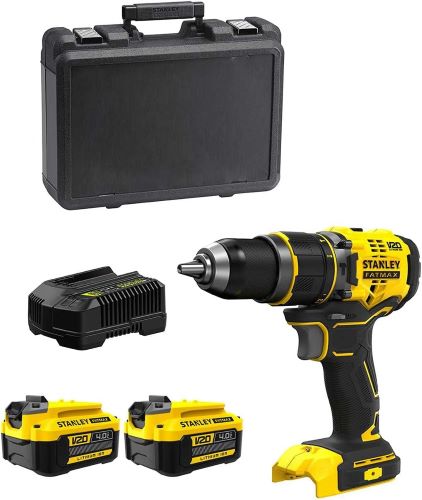 Trapano Avvitatore a Percussione BRUSHLESS V20 STANLEY® FATMAX 18V 4.0ah 80nm