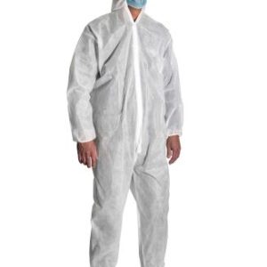 Tuta intera con Cappuccio Monouso in TNT 40 grammi