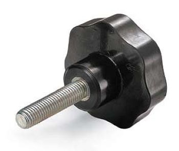 Volantino Maschio filettato in bachelite Nero