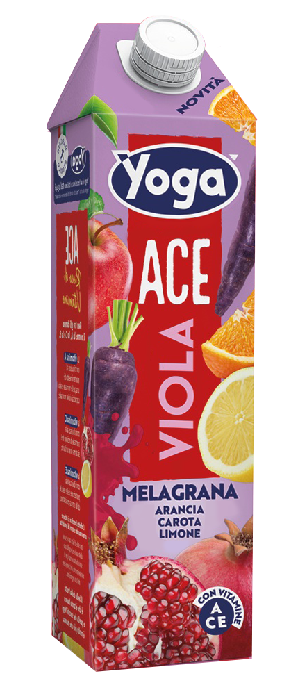 Yoga Ace Viola Melagrana, Arancia, Carota e Limone 1L