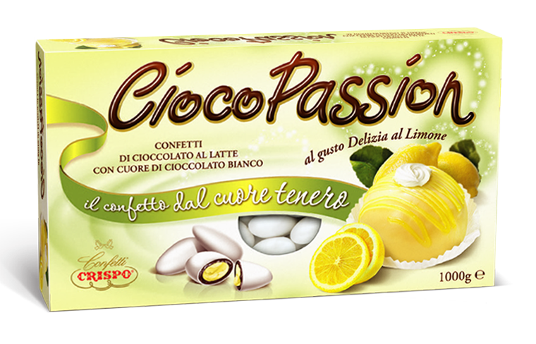Crispo CiocoPassion Confetti Gusto Delizia al Limone con Cioccolato al Latte 1kg