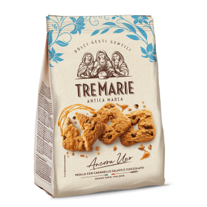 Tre Marie Ancora Uno Biscotti di Frolla con Caramello Salato e Cioccolato 315g