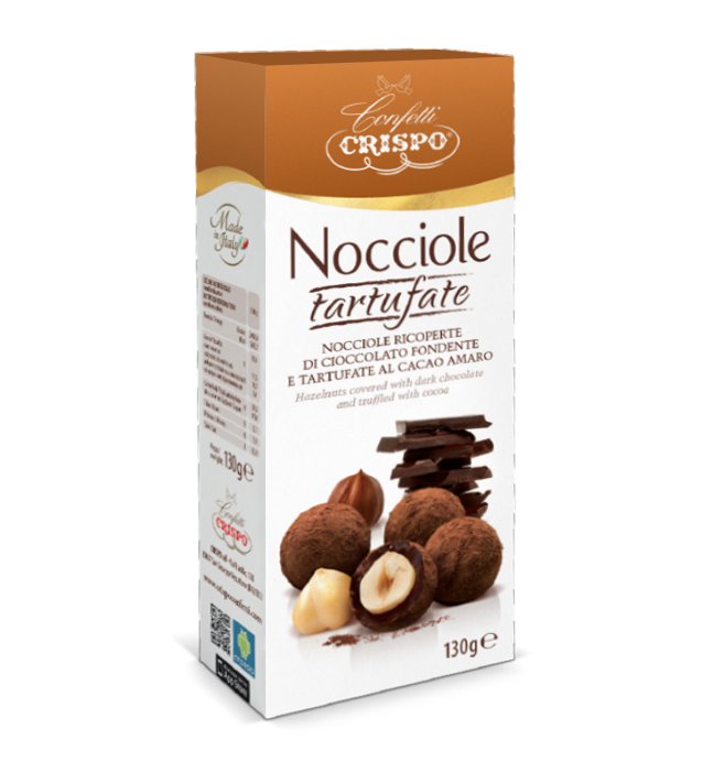Crispo Nocciole Tartufate al Cacao 130g