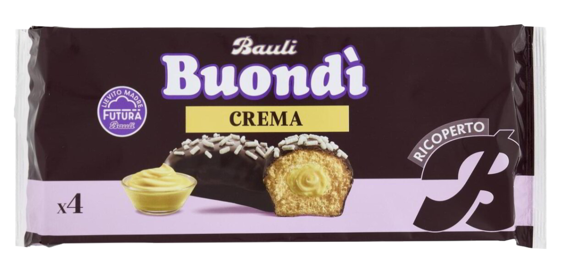Bauli Buondì Ripieno alla Crema Ricoperto 184g