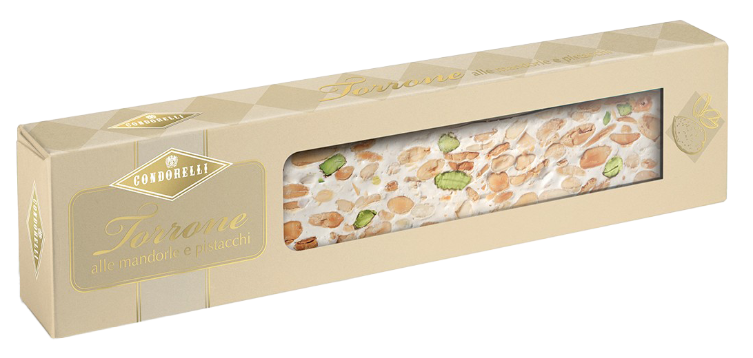 Condorelli Torrone Classico alle Mandorle e Pistacchi 150g